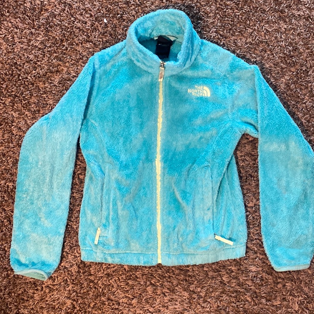 The North Face girls size 7/8 fleece zip up